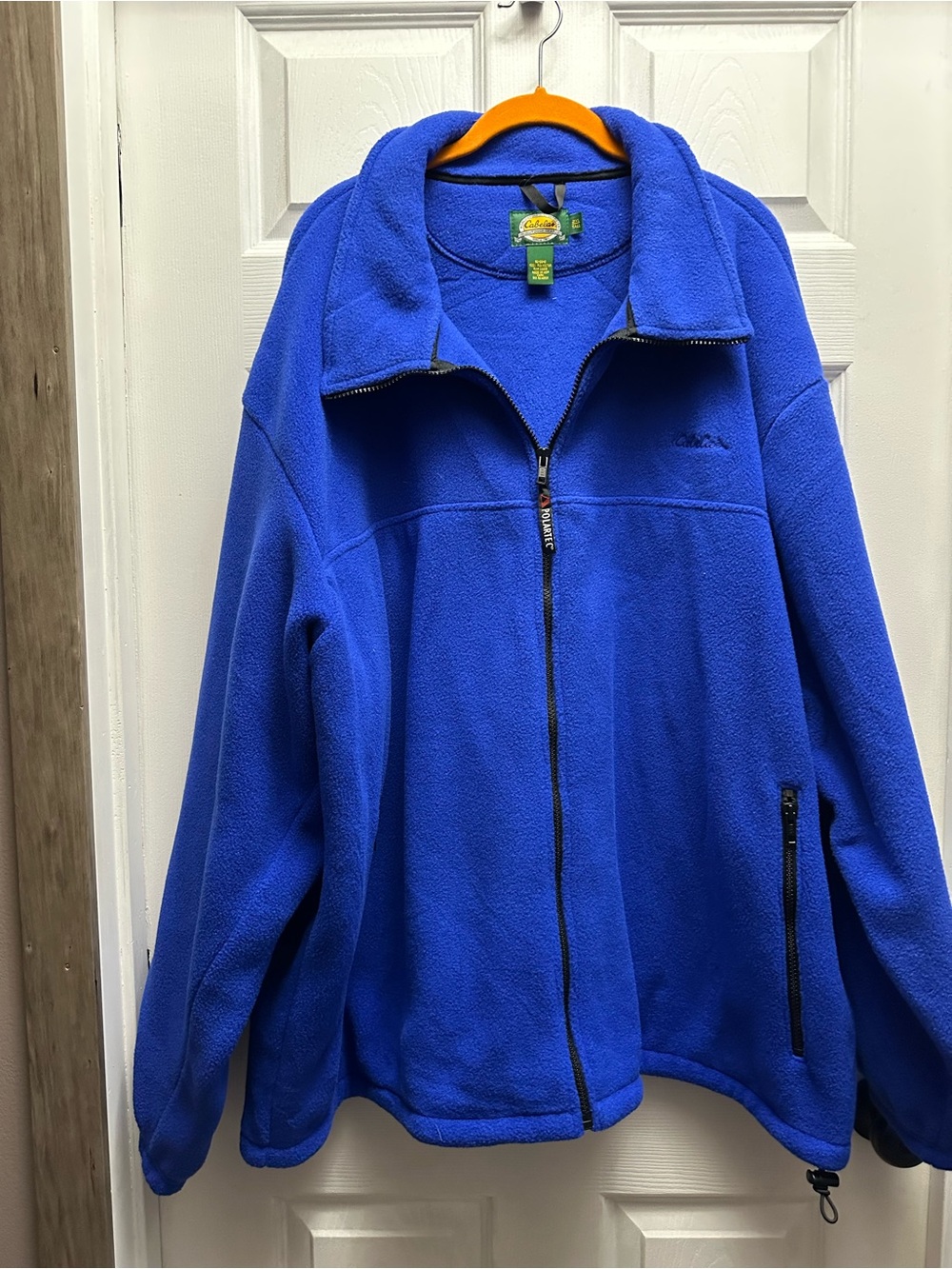 Cabela’s Men’s Royal Blue Full-Zip Fleece Jacket 2XL Tall